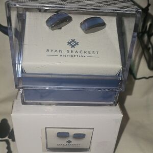 Ryan Seacrest NWT  Distinction Blue Cufflinks